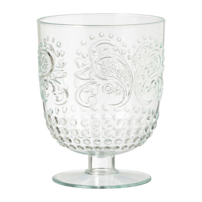 Wijnglas romantic kunststof – helder – 450 ml