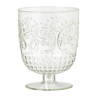 Wijnglas romantic kunststof – groen – 450 ml