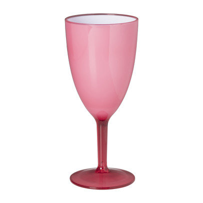 Wijnglas Miami Ice – roze – 300 ml