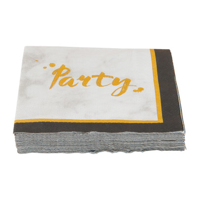 Wegwerp servetten party – 25 cm  – 16 stuks