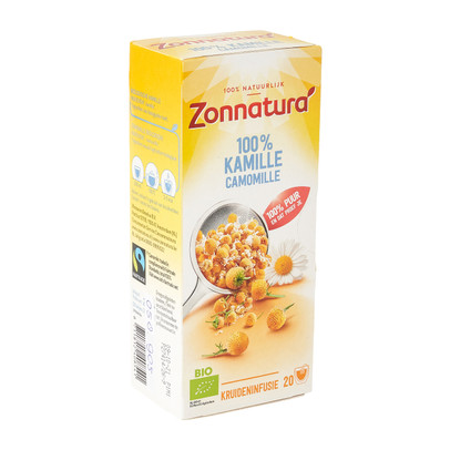 Zonnatura – kamille thee – 20 zakjes