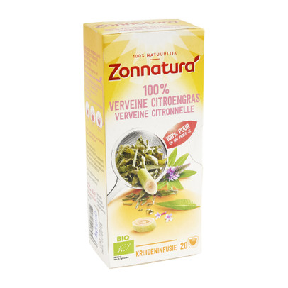 Zonnatura verveine citroengras thee – 20 zakjes