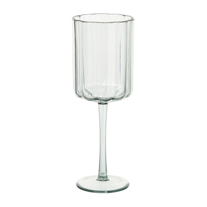 Wijnglas geschulpt – groen – 370  ml