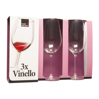 Wijnglas Vinello – 65 cl – set van 3