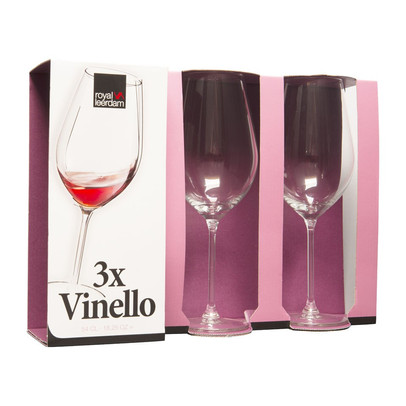 Wijnglas Vinello – 54 cl – set van 3