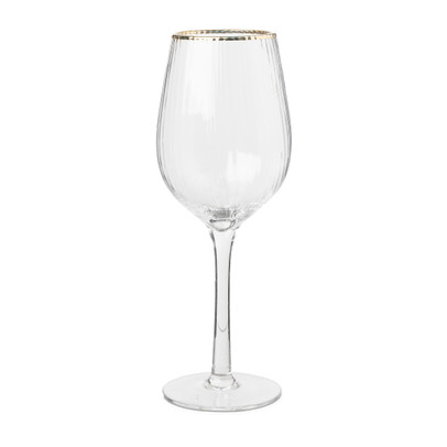 Wijnglas met gouden rand – 45 cl