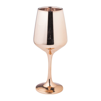 Wijnglas koper – koperkleurig – 450 ml
