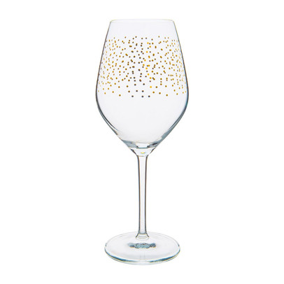 Wijnglas stip – goud – 40 cl