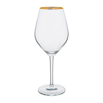 Wijnglas rand – goud –  40 cl