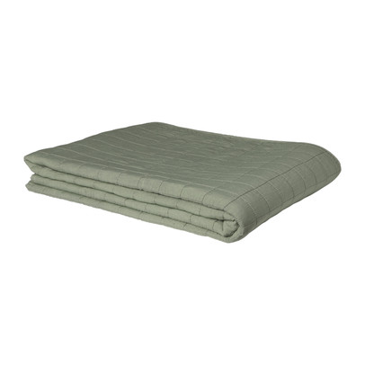 Bedsprei/plaid – groen – 150×200 cm