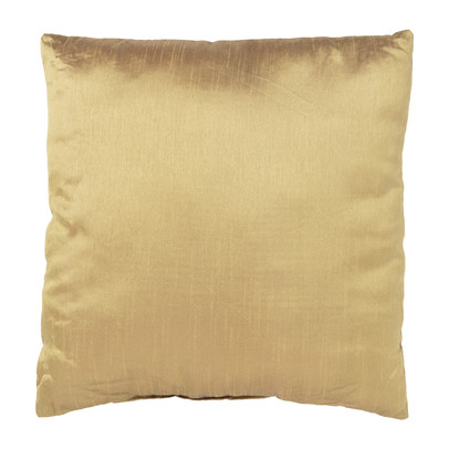Sierkussen glanzend taft – goud – 45×45 cm