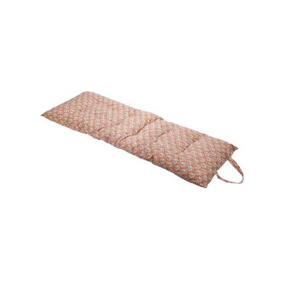 Zitkussen katoen – oranje/wit – 40×120 cm