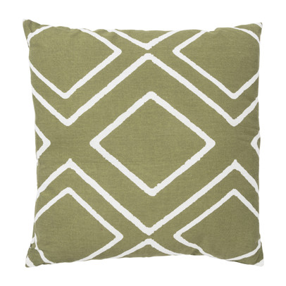 Sierkussen diamant – groen – 60×60 cm