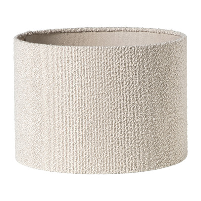 Lampenkap bouclé – wit – ø35 cm