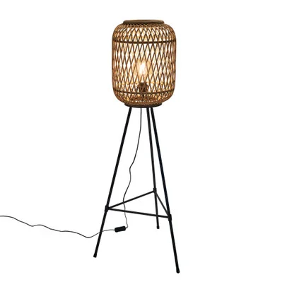 Bamboe lamp op poten – 29x29x118 cm