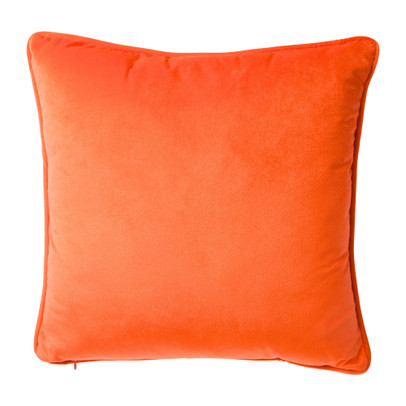 Kussen velvet – oranje – 45×45 cm