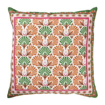 Kussen print bloem – multikleur – 45×45 cm