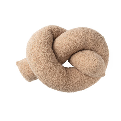 Kussen knoop – bruin -28×43 cm
