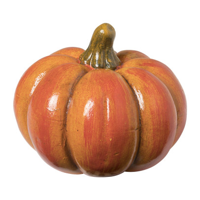 Decoratie pompoen – oranje – ø9.5×7 cm