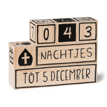 Aftelblokken sint –  16.5×12.5 cm