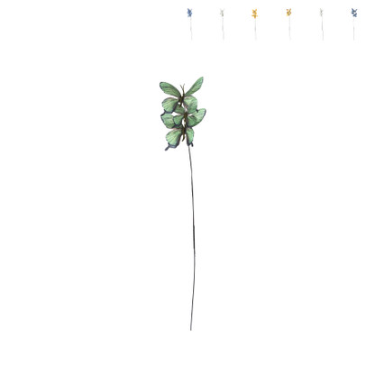 Vlinder op stok – diverse varianten – 12.5 cm