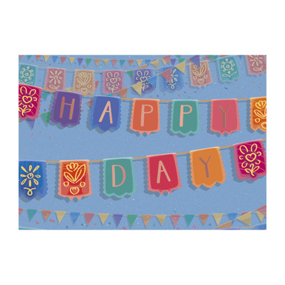 Wenskaart exotic – happy day