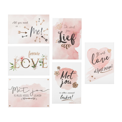 Wenskaart liefde – diverse soorten