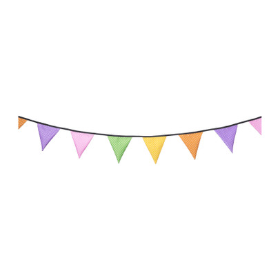 Stoffen vlaggenlijn – multikleur – 3.5 meter