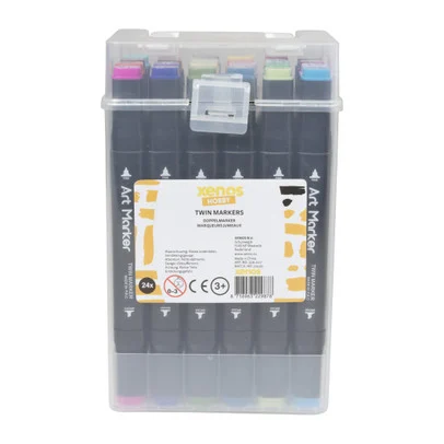 Twin markers – set van 24