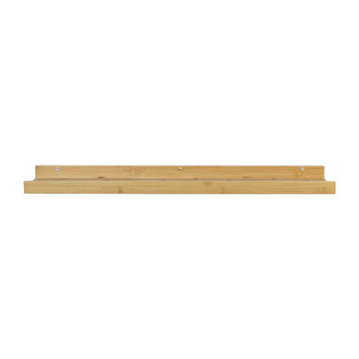Wandplank bamboe – 4x66x12 cm – naturel