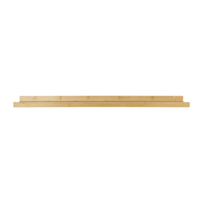 Wandplank bamboe – 4x95x12 cm – naturel