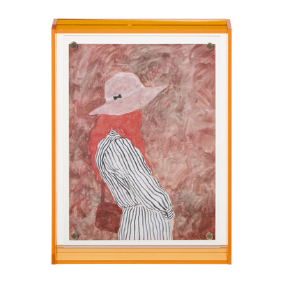 Acryl fotolijst klein – oranje – 10×15 cm