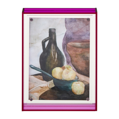 Acryl fotolijst klein – roze – 10×15 cm