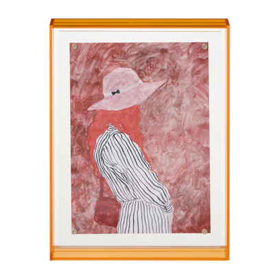 Acryl fotolijst groot – oranje – 15×20 cm