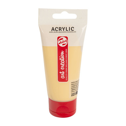 Talens Art Creation acrylverf – lichtgeel 223 – 75 ml