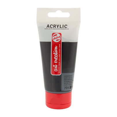 Talens Art Creation acrylverf – zwart 701 – 75 ml