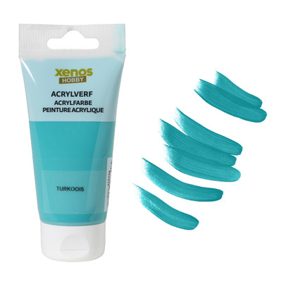Acrylverf – turquoise – 75 ml