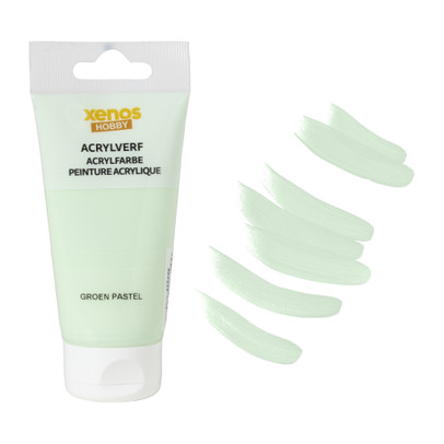 Acrylverf – pastel groen – 75 ml