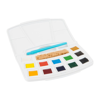 Water colour pocketbox – 12 kleuren – Talens