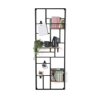 Wandrek XXL met clips – 55×150 cm – zwart