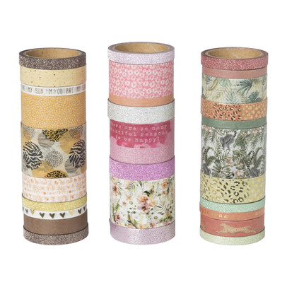 Washi tape in box – set van 30