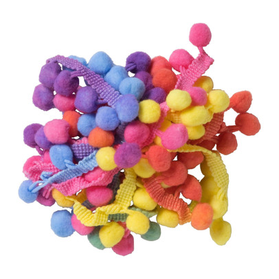 Stoffenband met pompons – set van 2 – 200 cm