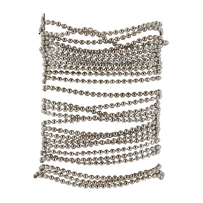 Balletjesketting – zilver – 200 cm