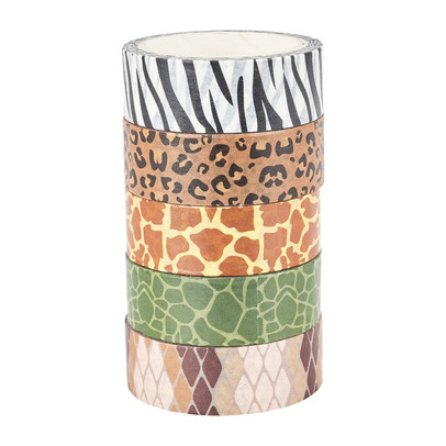 Washi tape jungle – set van 5