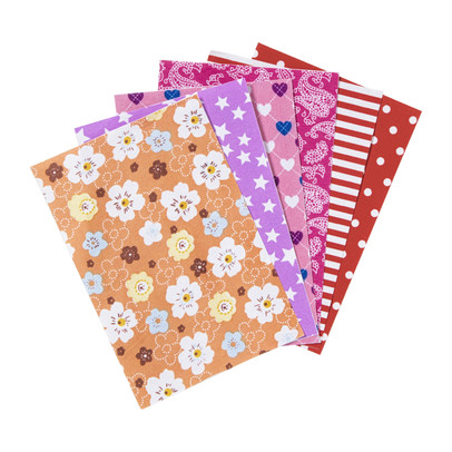 Zelfklevende stof – multikleur – set van 6