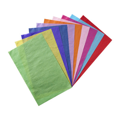 Transparant papier – multikleur – set van 10