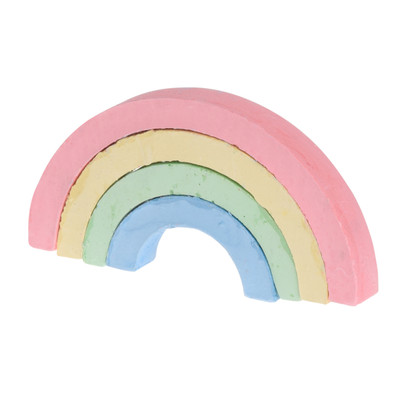 Stoepkrijt  regenboog – set van 4