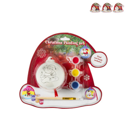 Verfset kerstballen – diverse varianten