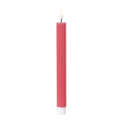 LED dinerkaars rib – roze – ø2.2×24.5 cm