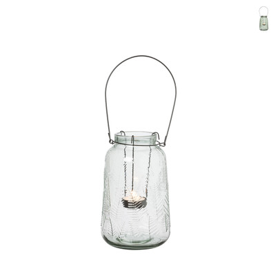 Windlicht – diverse kleuren – ø12,5×19,5 cm